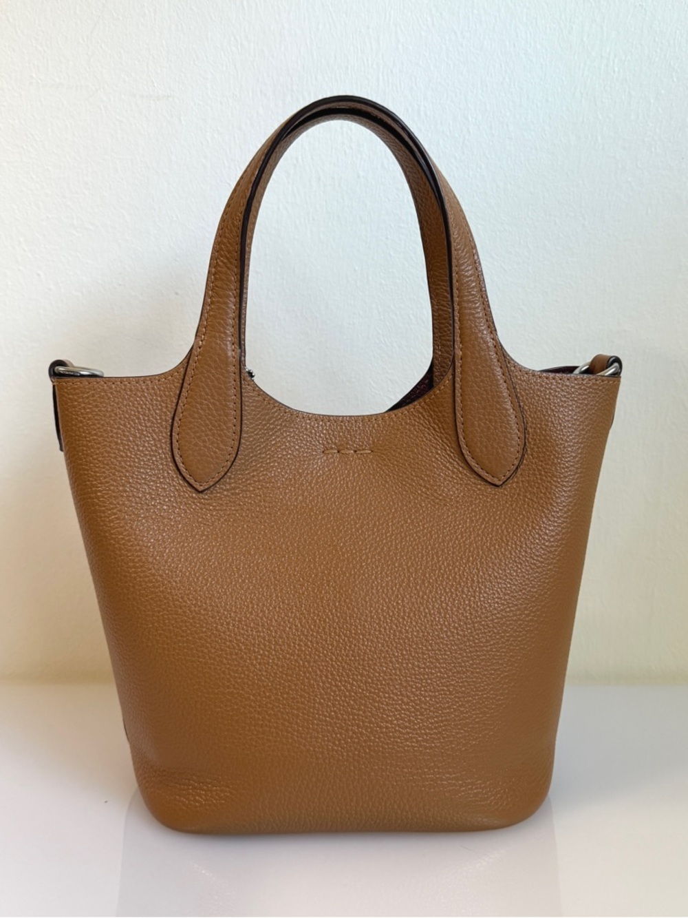 Coach Hanna Bucket Bag Saddle Brown - Picture 4 of 14